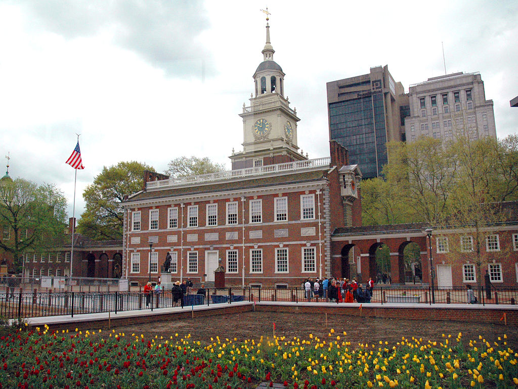 The Independence Hall in Philadelphia