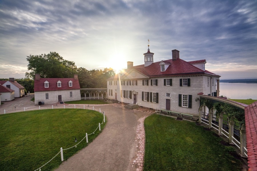 George Washington&rsquo;s estate, Mount Vernon, in Virginia