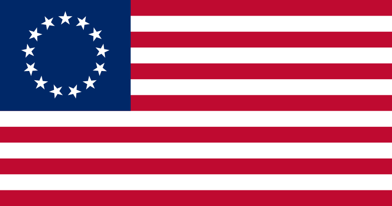 The first American flag
